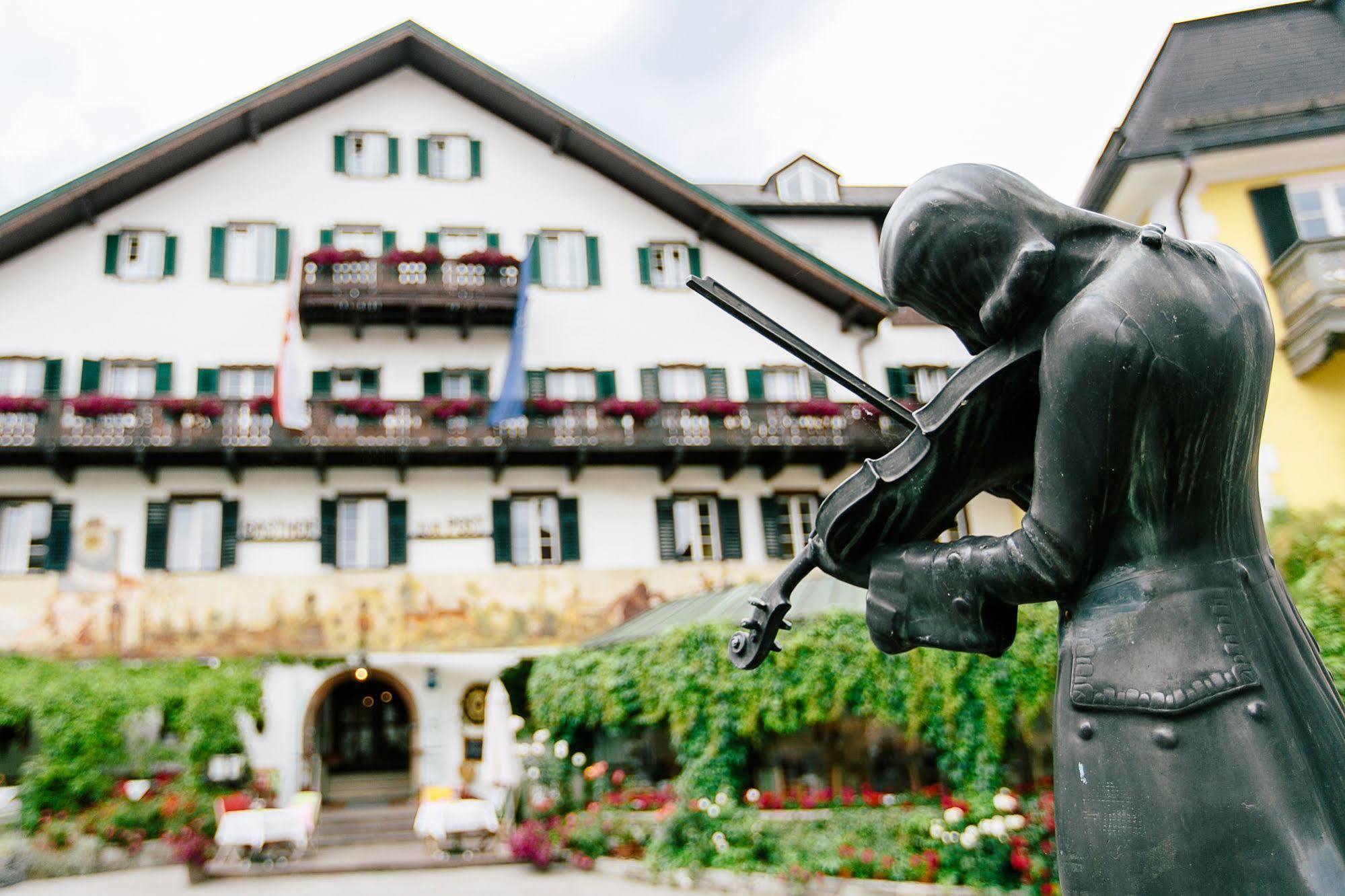 Hotel Gasthof Zur Post Sankt Gilgen Exteriör bild