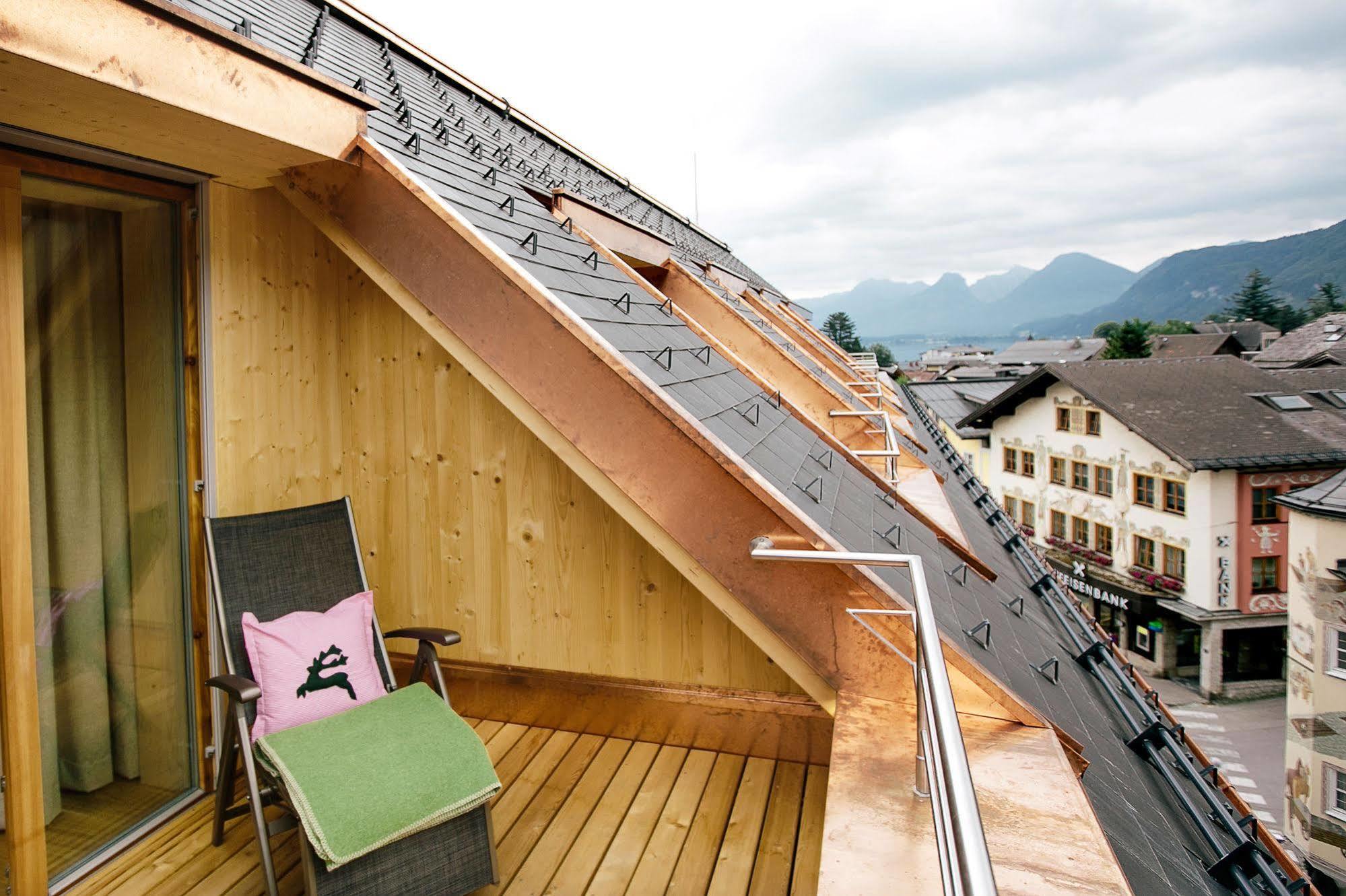 Hotel Gasthof Zur Post Sankt Gilgen Exteriör bild
